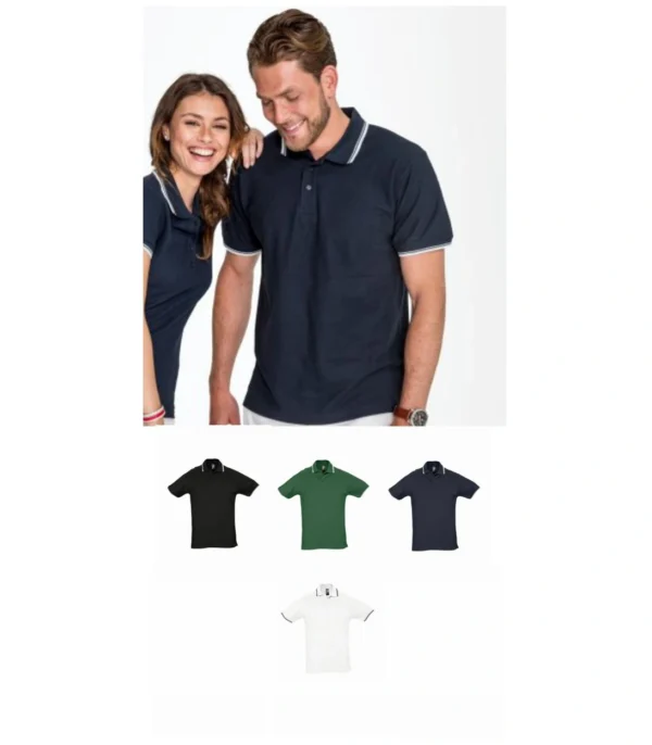 Sol's 11365 Practice Tipped Cotton Pique polo Shirt